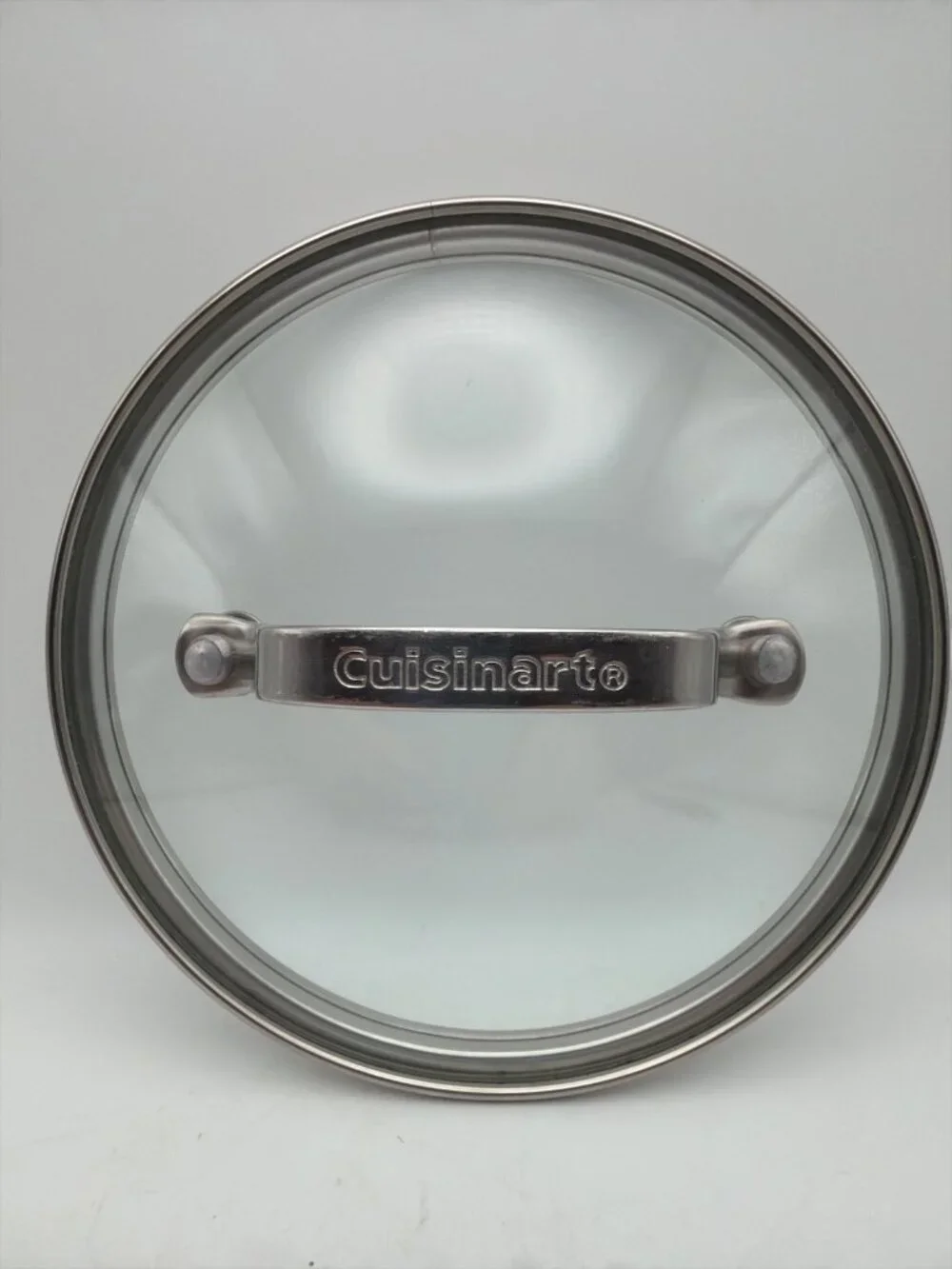 Cuisinart Pot Pan Lid Only Clear Glass 6.75